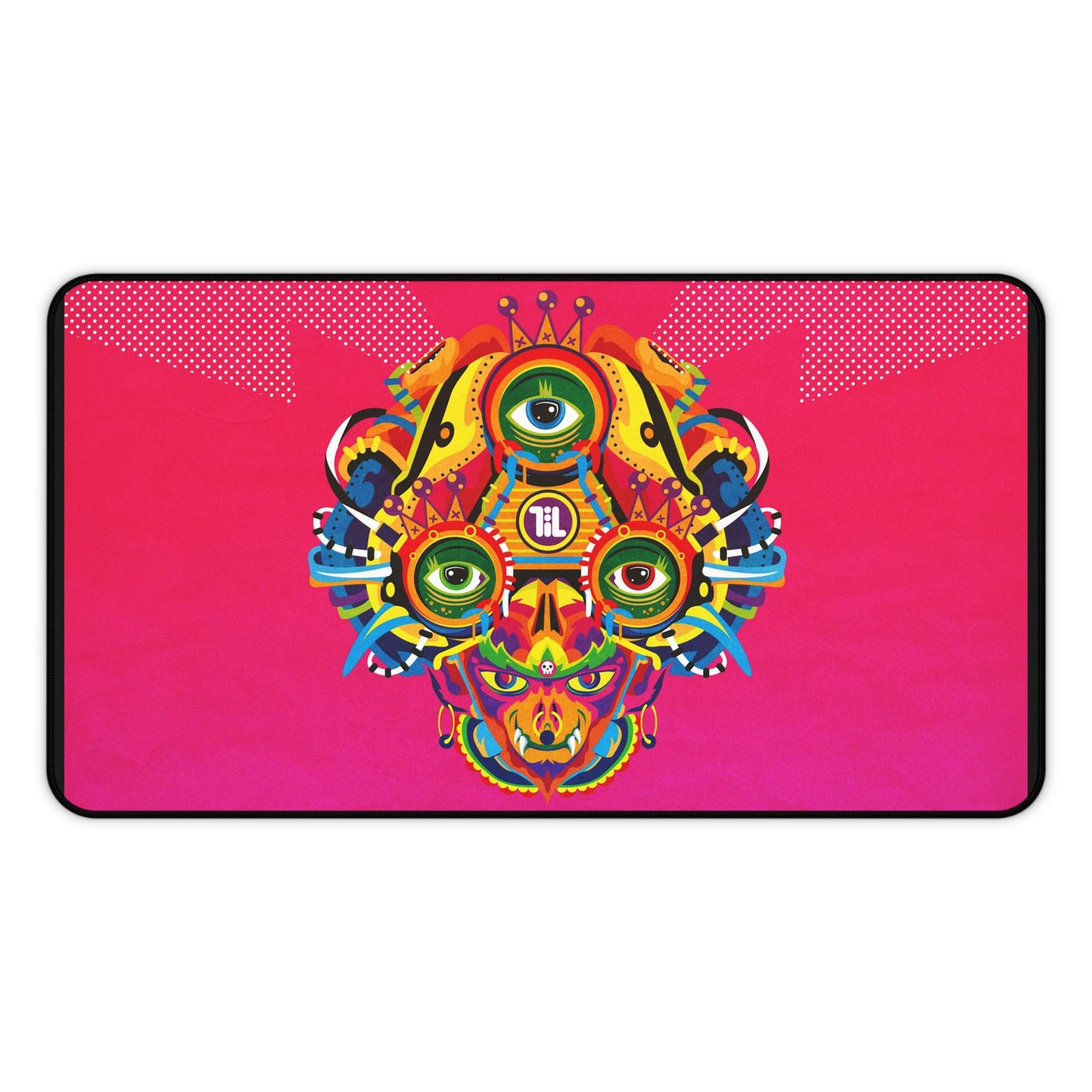 Pink Trippy Art High Definition Game Home Video Game PC PS Desk Mat Mousepad